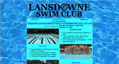 Desktop Screenshot of lansdowneswimclub.com