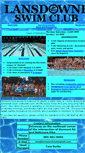 Mobile Screenshot of lansdowneswimclub.com